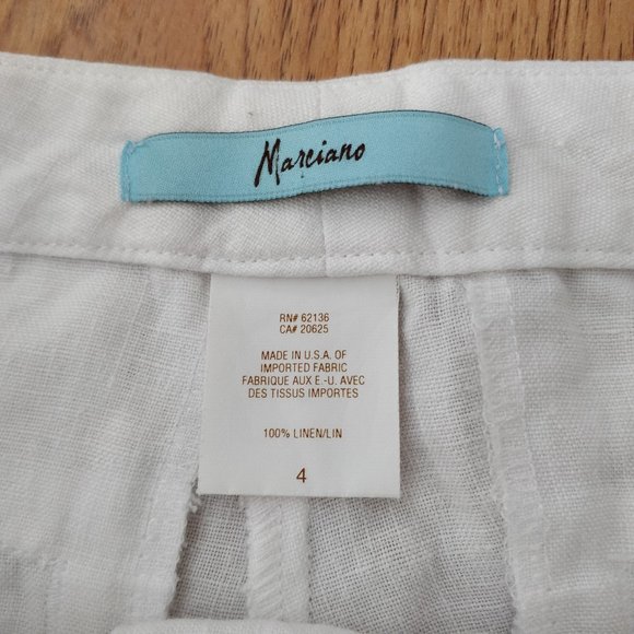 GUESS by MARCIANO Linen Pants Sz 4 - Picture 4 of 4